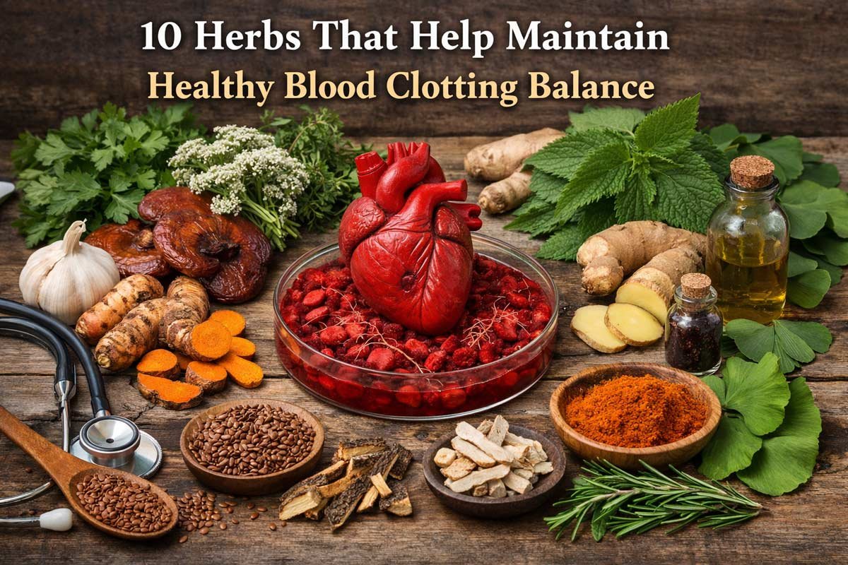 Herbs That Help Maintain Healthy Blood Clotting Balance
