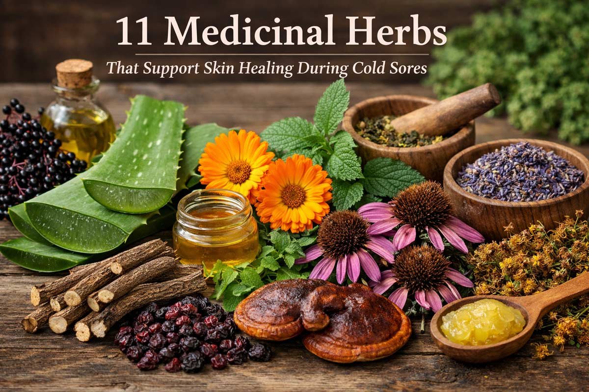 Medicinal Herbs That Support Skin Healing During Cold Sores
