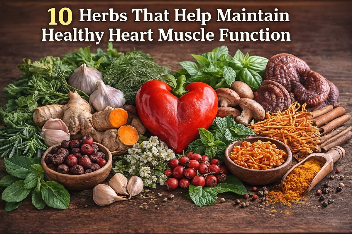 Herbs That Help Maintain Healthy Heart Muscle Function