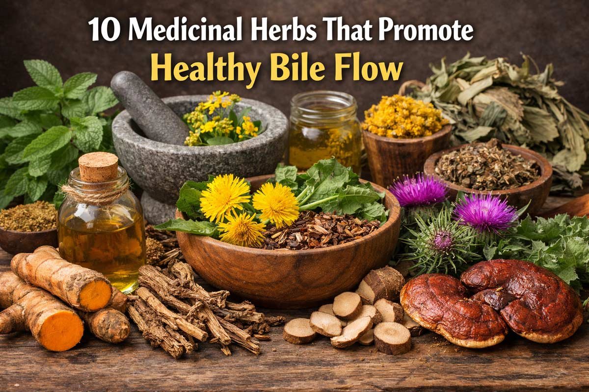 10 Medicinal Herbs That Promote Healthy Bile Flow