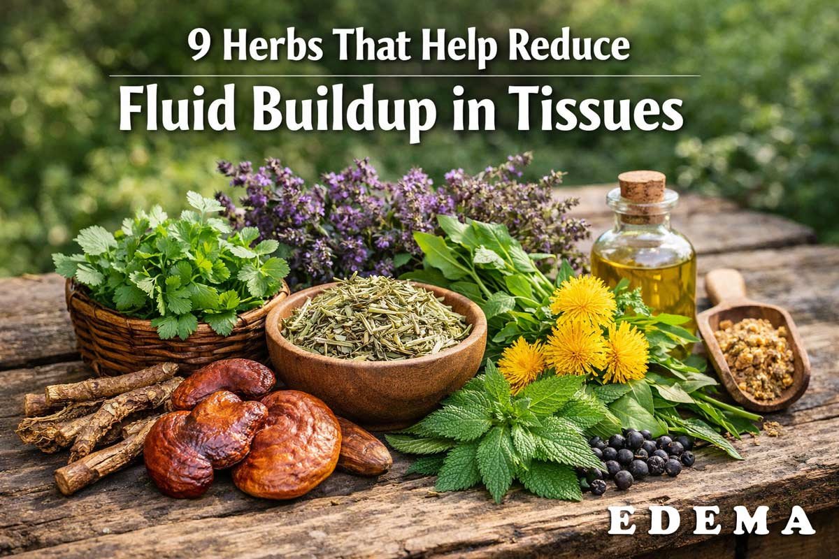 Edema: 9 Herbs That Help Reduce Fluid Buildup in Tissues