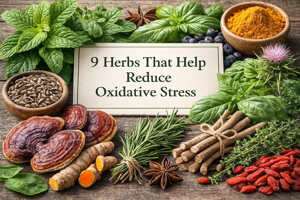 9 Herbs That Help Reduce Oxidative Stress