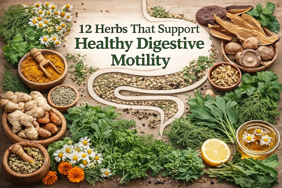 12 Herbs That Support Healthy Digestive Motility