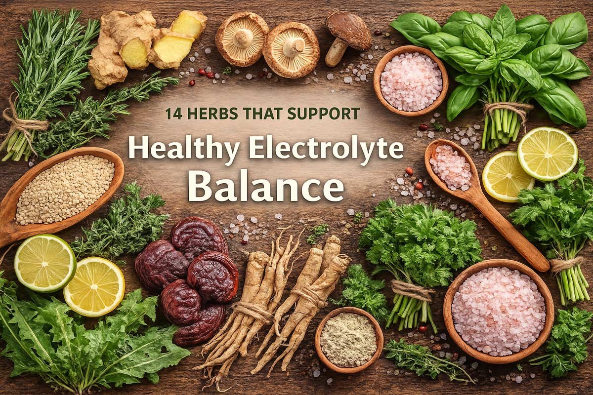 14 Herbs That Support Healthy Electrolyte Balance