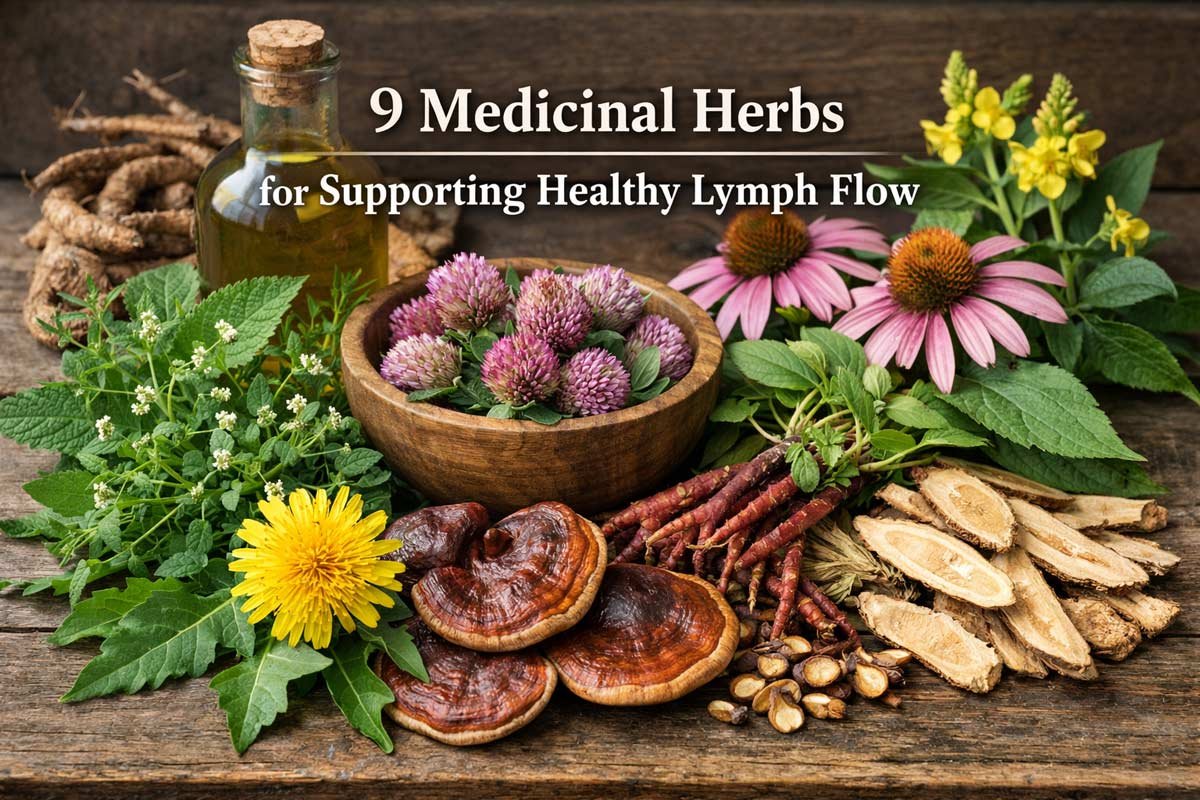 9 Medicinal Herbs for Supporting Healthy Lymph Flow