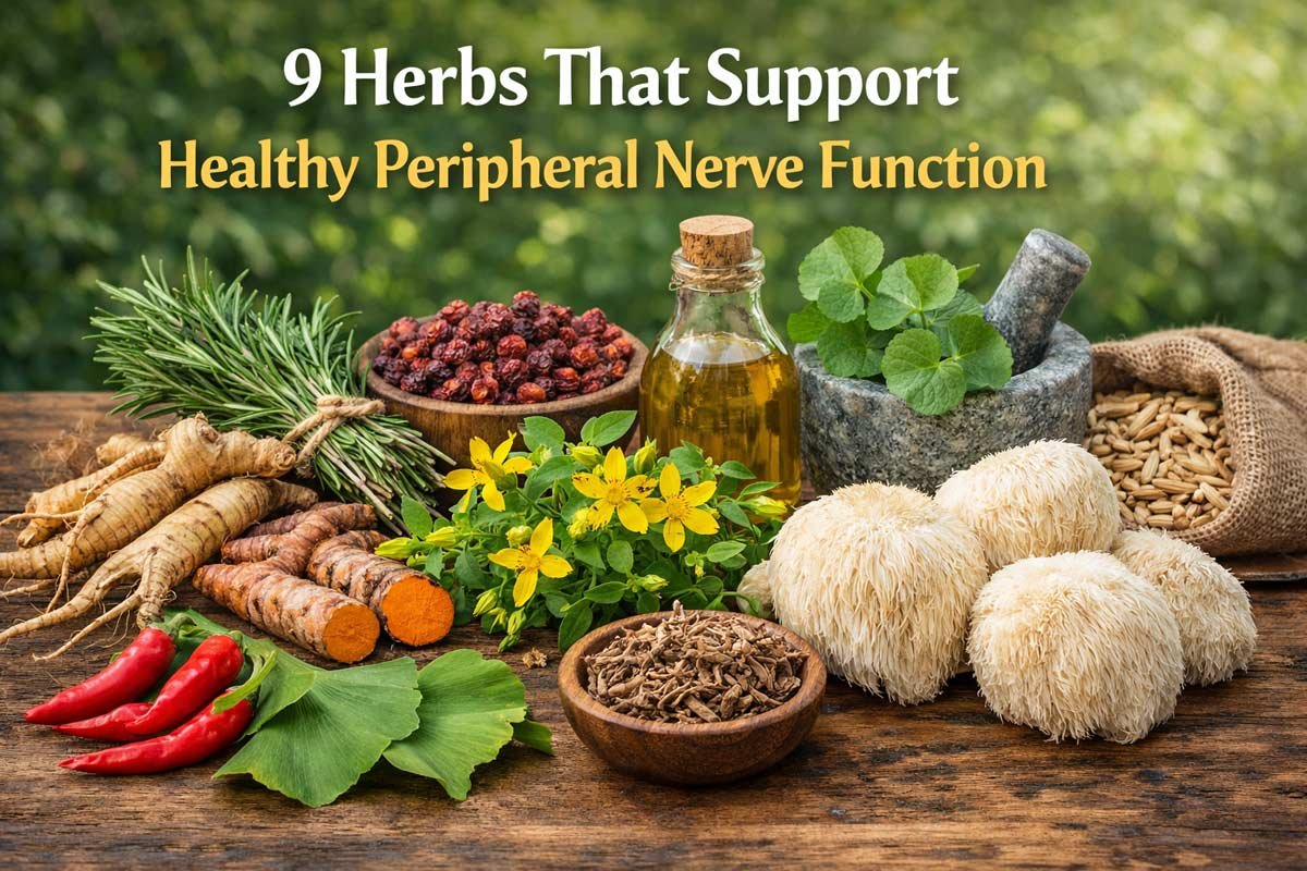 9 Herbs That Support Healthy Peripheral Nerve Function