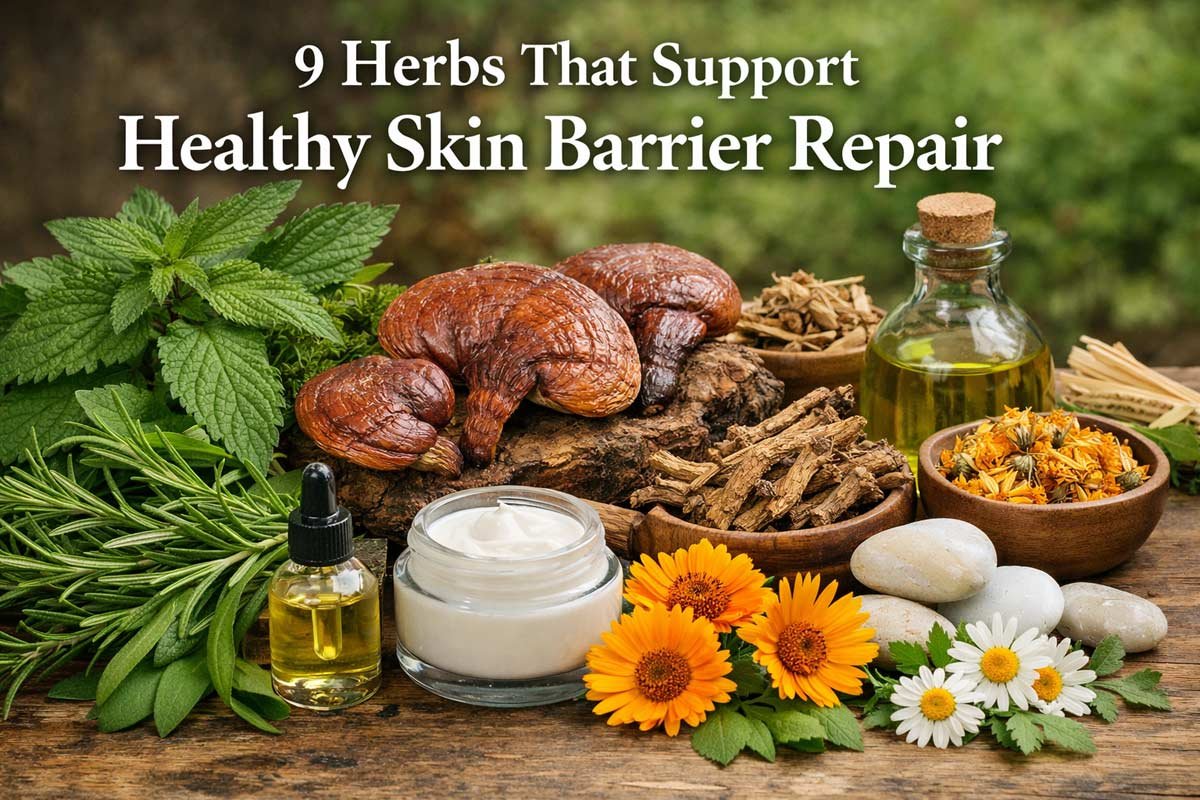 9 Herbs That Support Healthy Skin Barrier Repair
