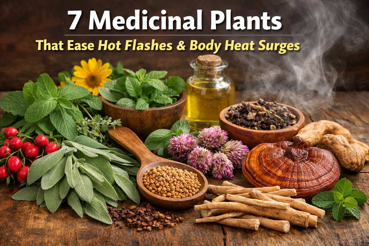 Plants That Ease Hot Flashes and Body Heat Surges