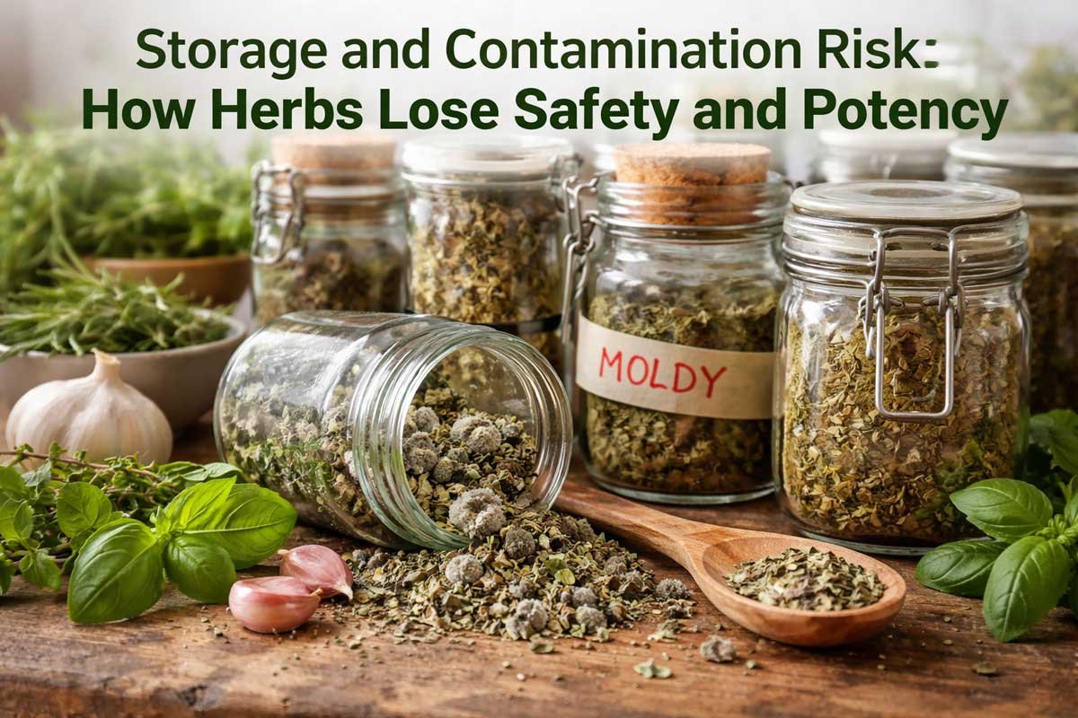 Storage and Contamination Risk: How Herbs Lose Safety and Potency