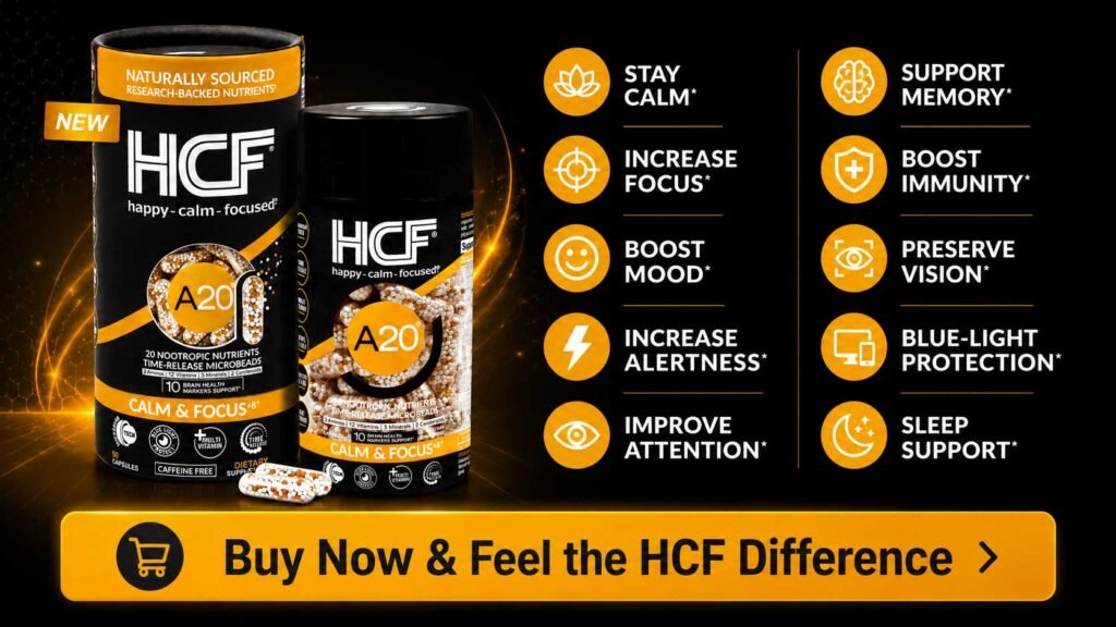 HCF A20 Happy Calm Focused